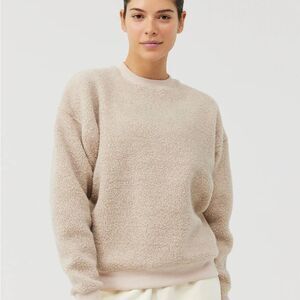 Outdoor Voices Wool MegaFleece Crewneck Pullover Small